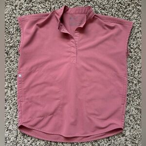 Figs Rafaela Oversized Scrub Top XXS Mauve